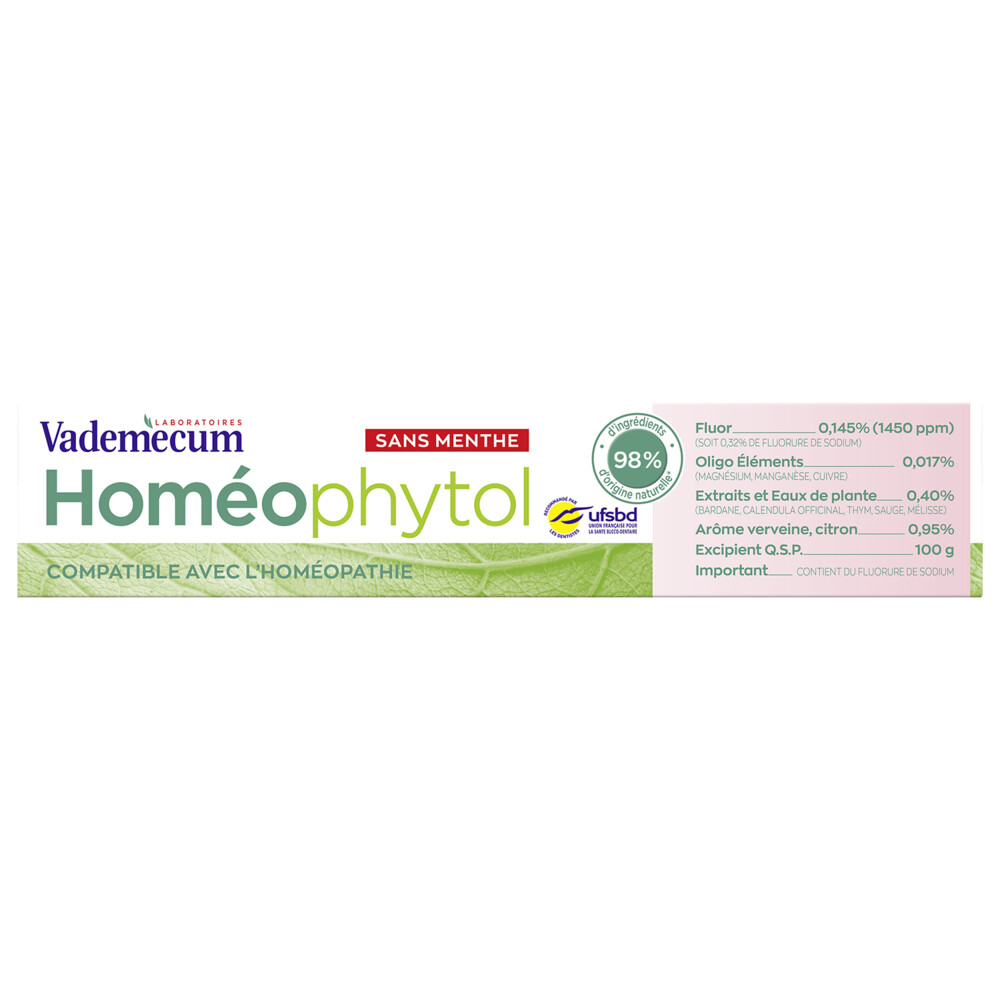 Vademecum Tandpasta Homeophytol75 ml