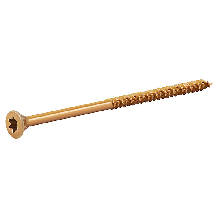 Vis à bois Turbodrive Premium torx zinguée jaune 5x90 mm - 100 pièces