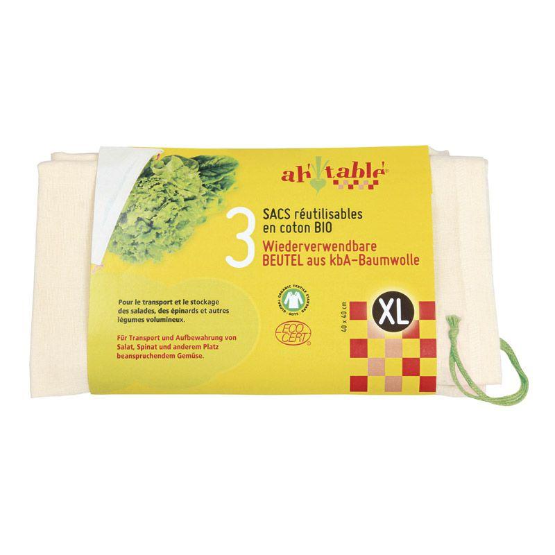 Lot de 3 sacs réutilisables - XL Ecodis