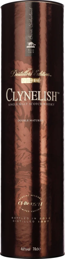 CLYNELISH DISTILLERS EDITION 1997/2012 70CL