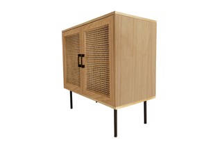Kommode 80 x 76 cm braun