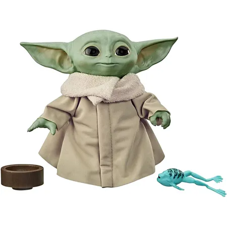 Hasbro Star Wars Mandalorian The Child sprechende Plüsch-Figur mit Sounds und Accessoires, 19 cm