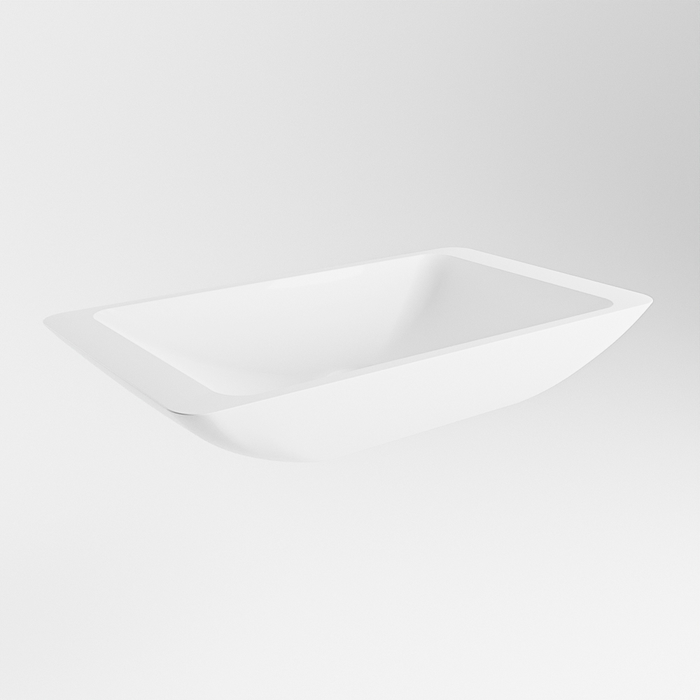 Mondiaz Topi Solid Surface waskom 60x35cm talc