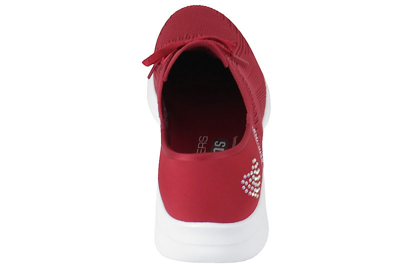 SKECHERS ULTRA FLEX 3.0 HEART ME RED SLIP-INS