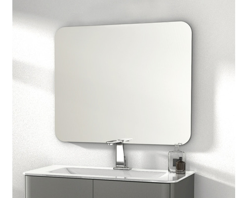 Frameloze spiegel 74x90 cm afgerond