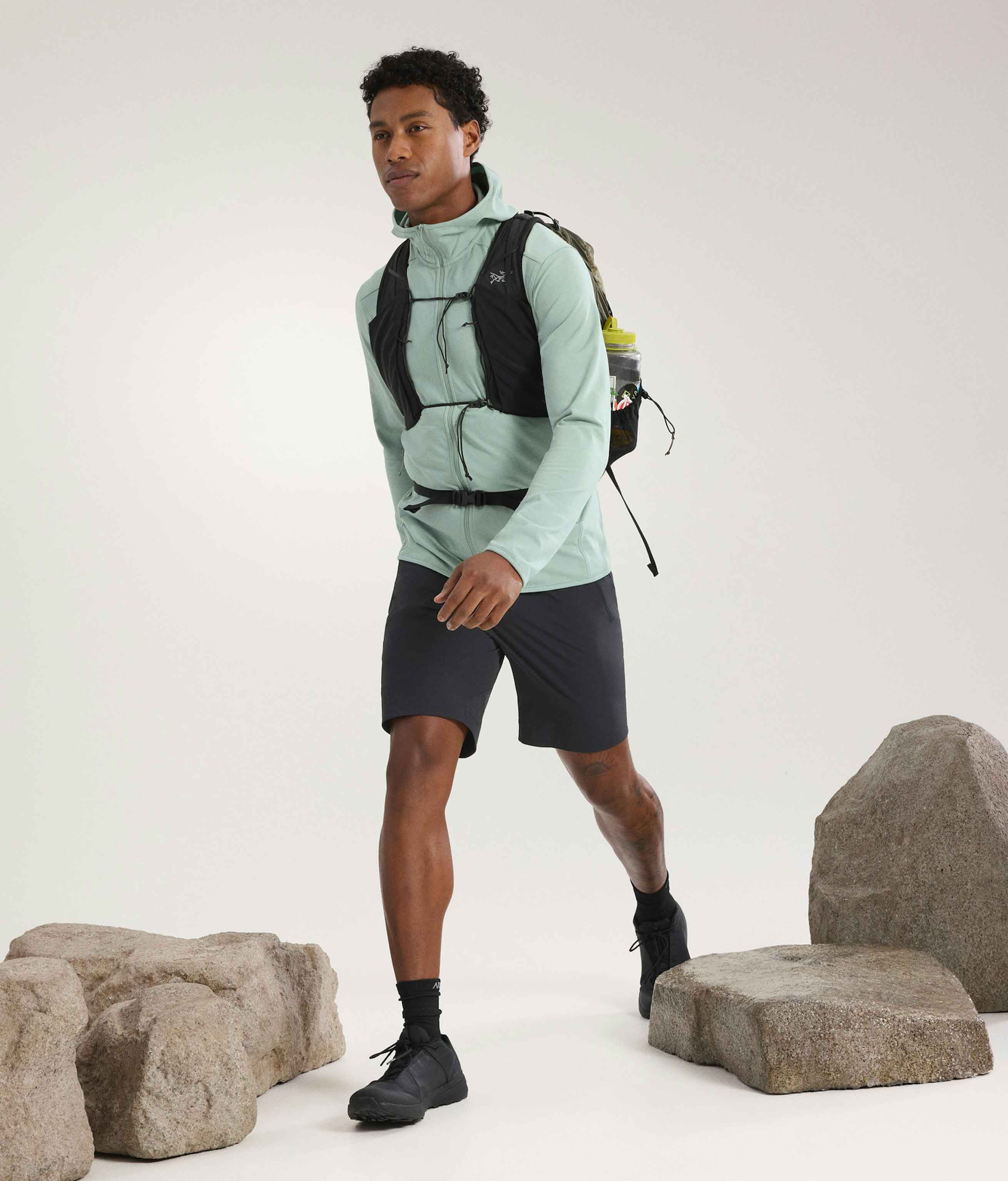 Kyanite Lightweight Hoody Herre Stone Green