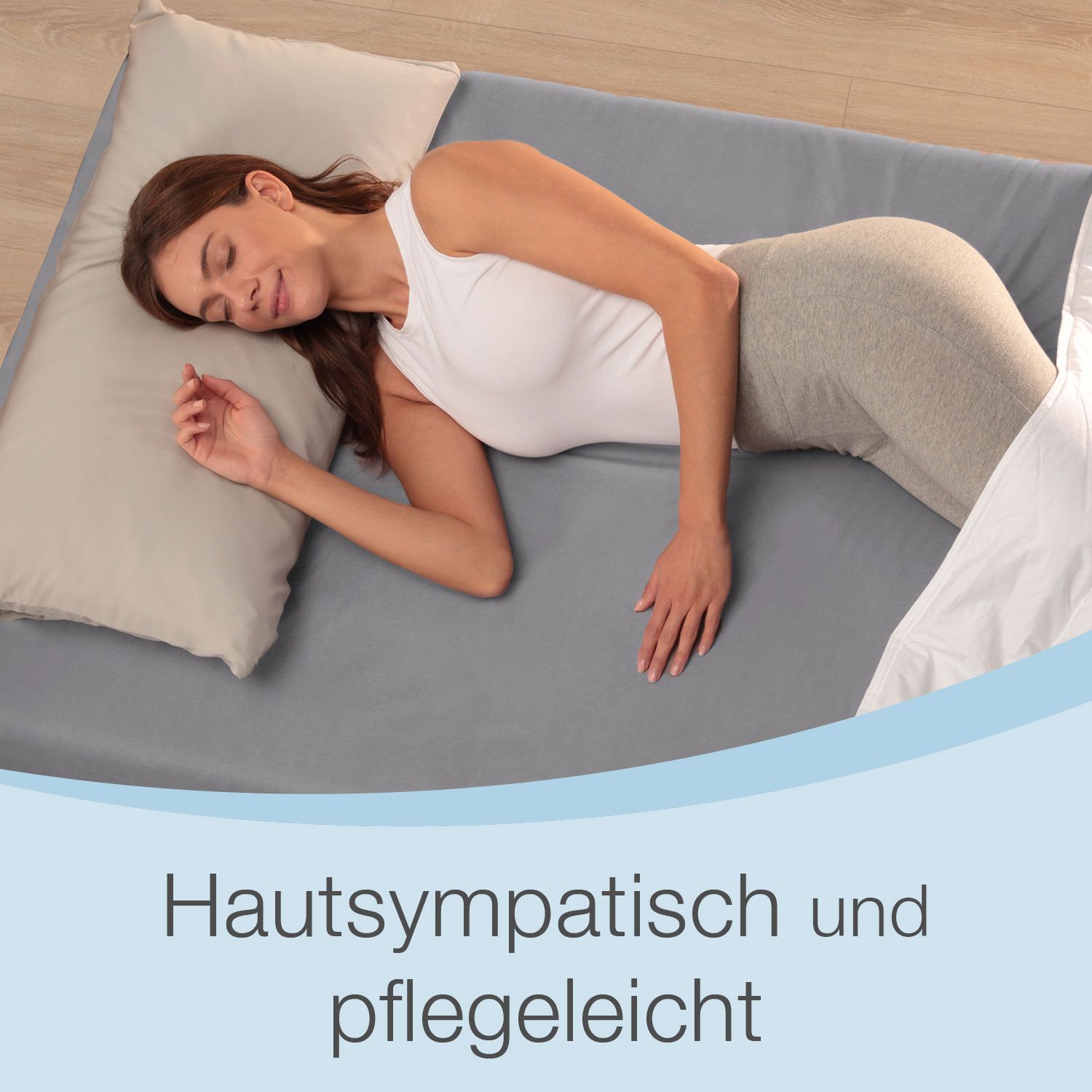 Bestschlaf Spannbettlaken für Gästematratzen, 75x195x15 cm