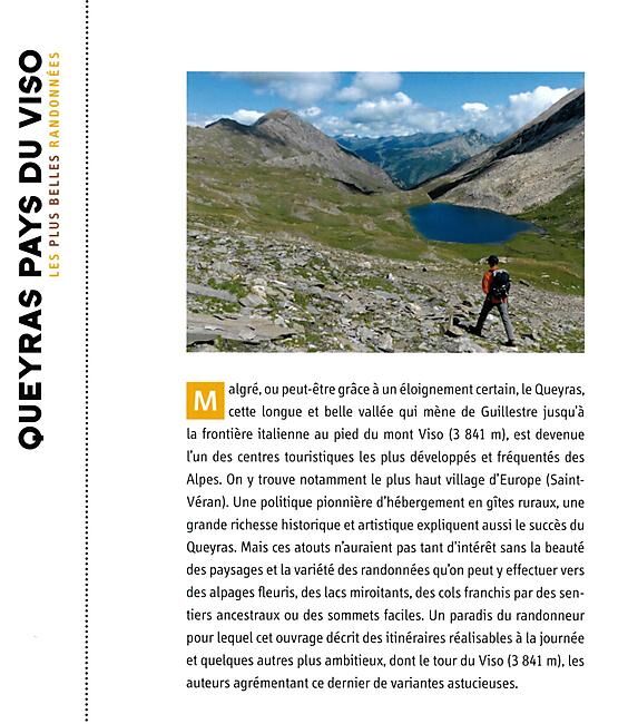 GLENAT - LES PLUS BELLES RANDONNEES QUEYRAS