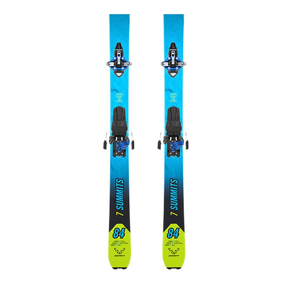 Dynafit SEVEN SUMMITS+ + RADICAL LONG TRAVEL - Pack skis randonné + Fixations + Peaux Homme lime yellow/black