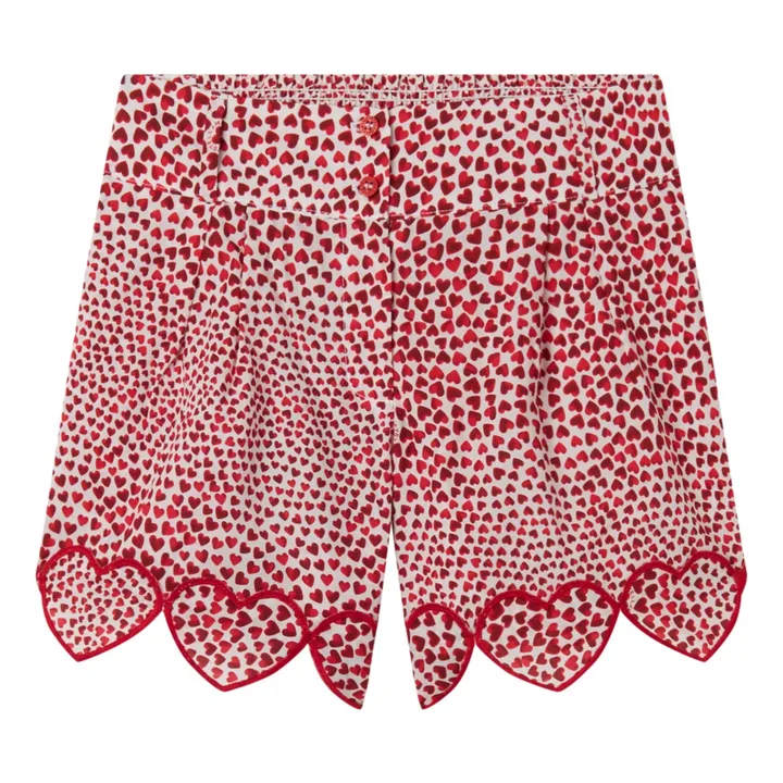 Stella McCartney Kids Short Cœur | Rouge