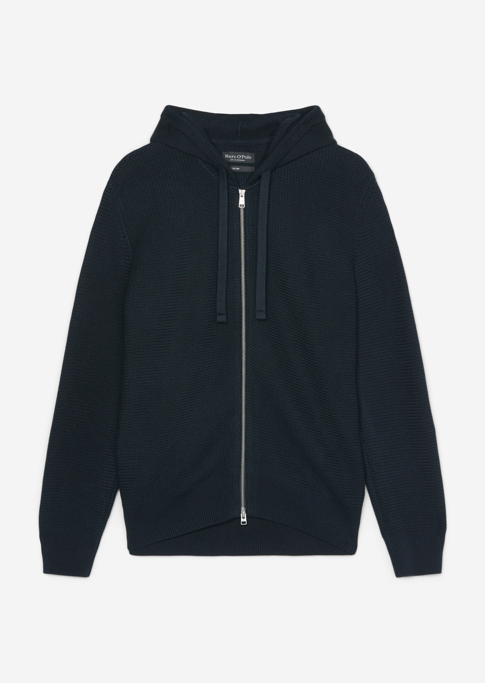 DfC Kapuzen-Strickjacke regular aus Bio-Baumwolle