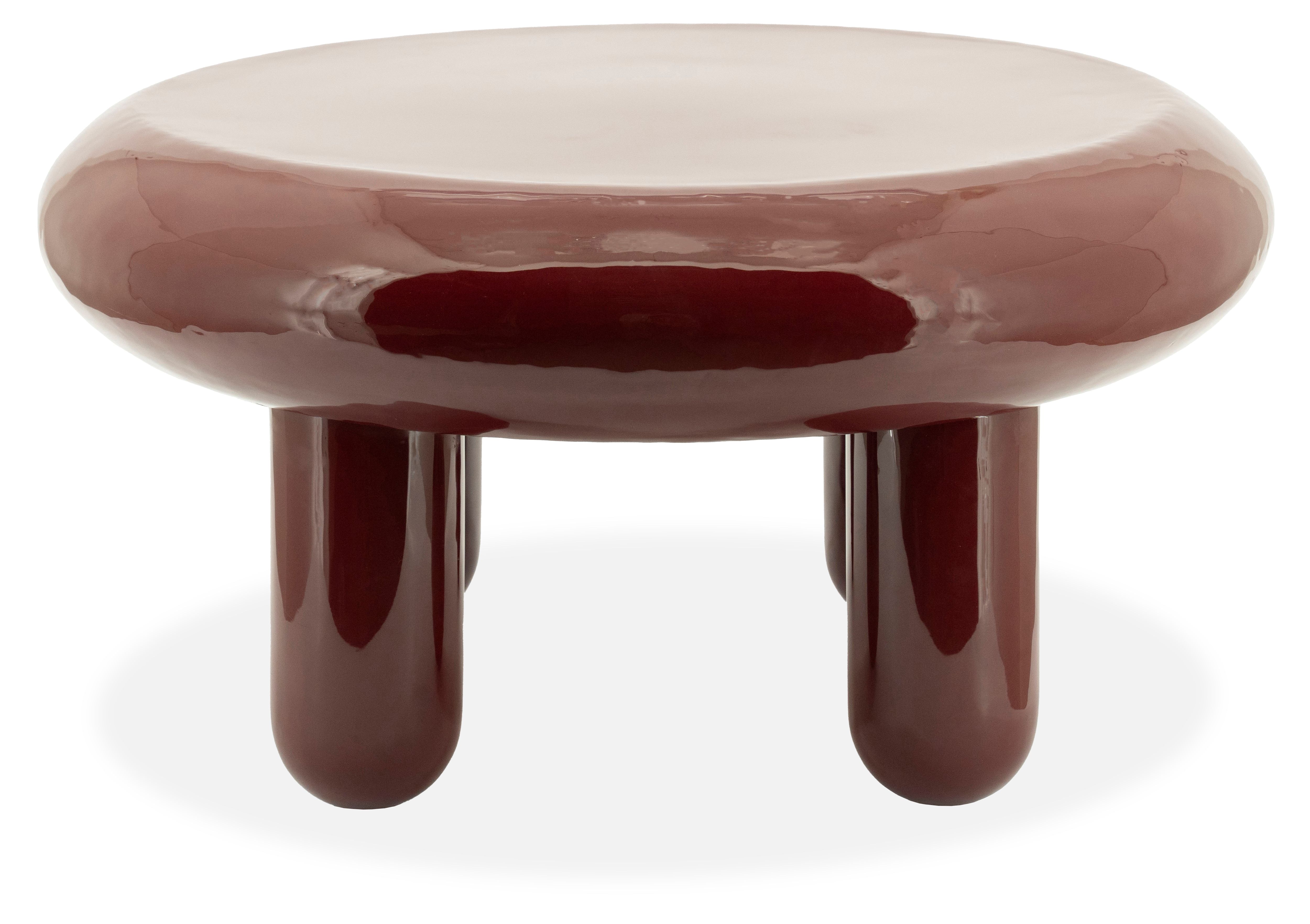Salontafel 250090 burgundy Balloon ⌀70  x H35 cm