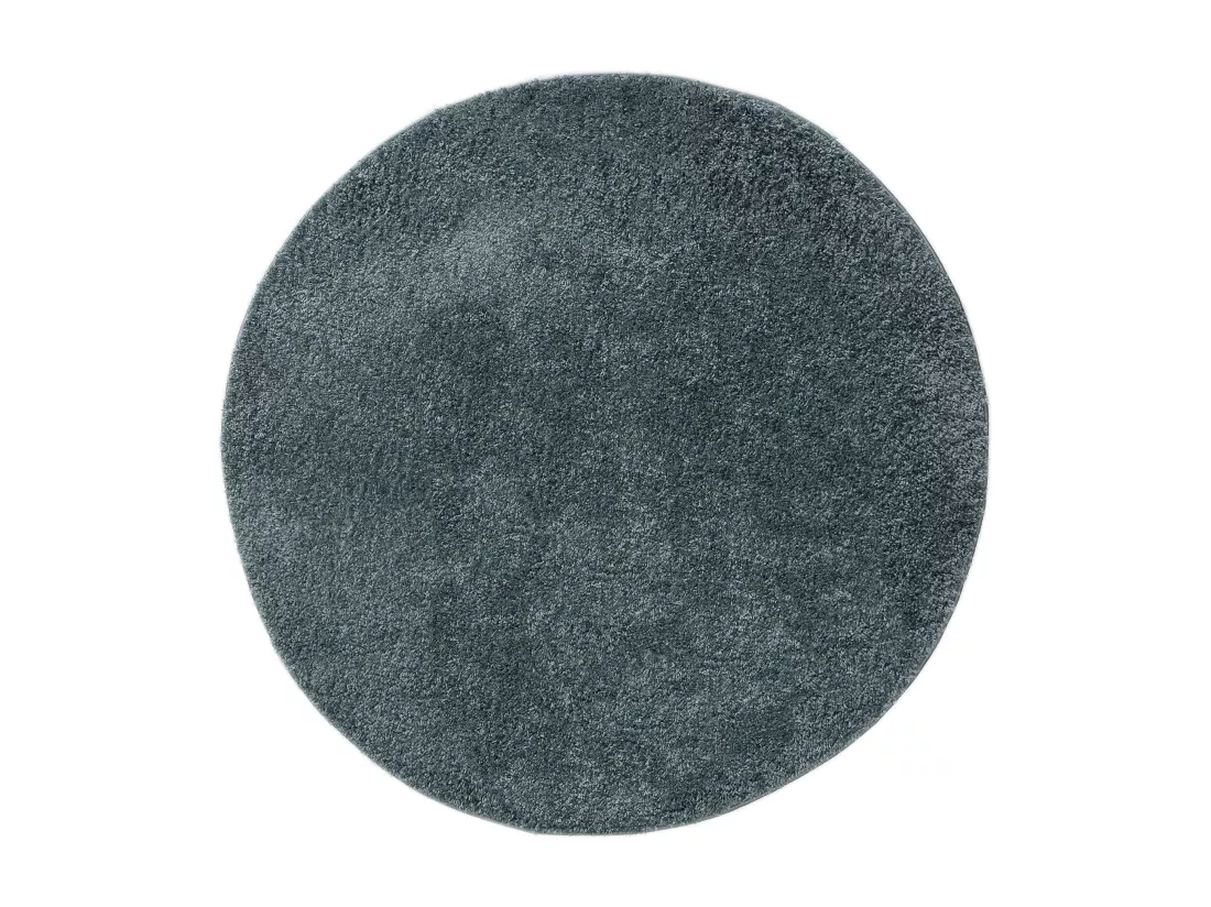 Tapis à poils longs Soho Bleu ø 160 cm rond