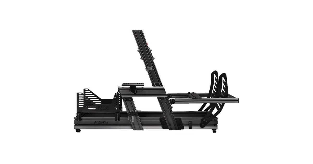 Next Level RacingF-GT Elite - Front & Side Mount edition racing simulator  (Zwart/rood)
