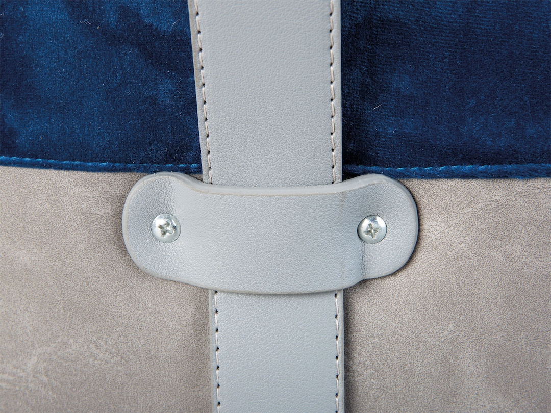 Hocker MILIAN blau 38 x 43 x 32,5 cm
