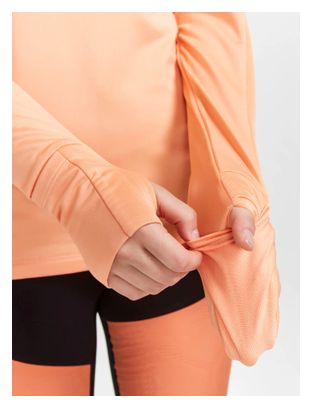 Maillot Manches Longues 1/2 Zip Craft ADV SubZ Corail Femme
