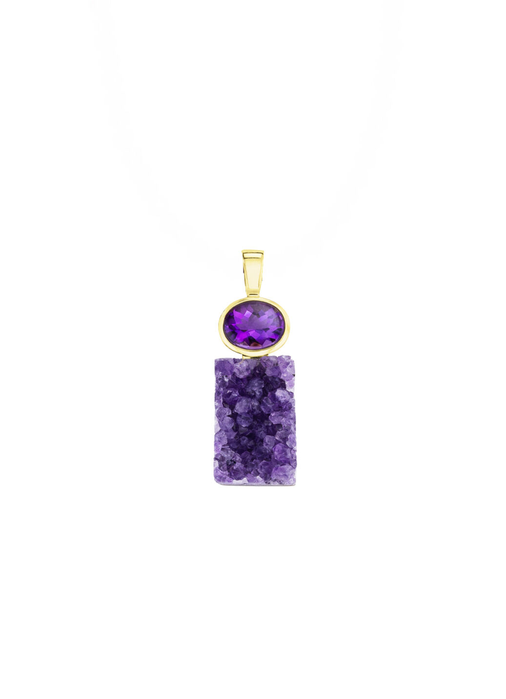 Anhänger mit echter Amethyst-Faszination