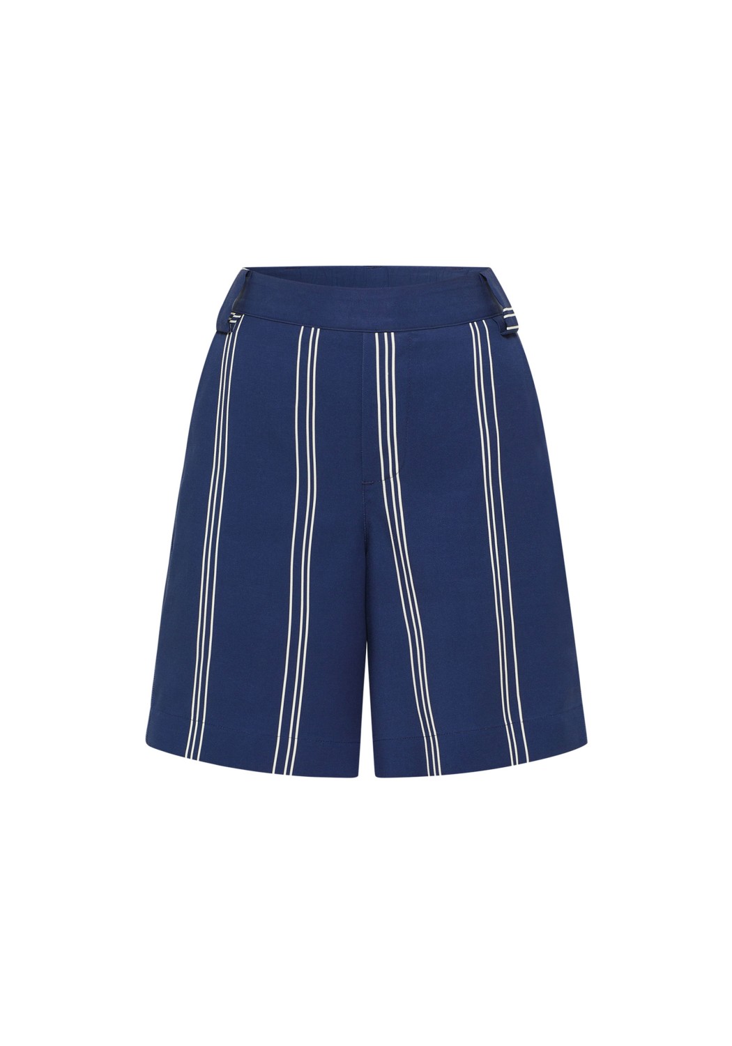 Lanius Shorts Print Stripe Night Blue