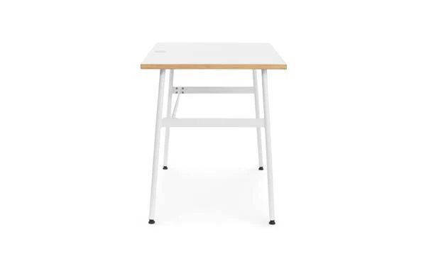 Normann Copenhagen  Journal skrivebord, hvid - 130 x 65 m.