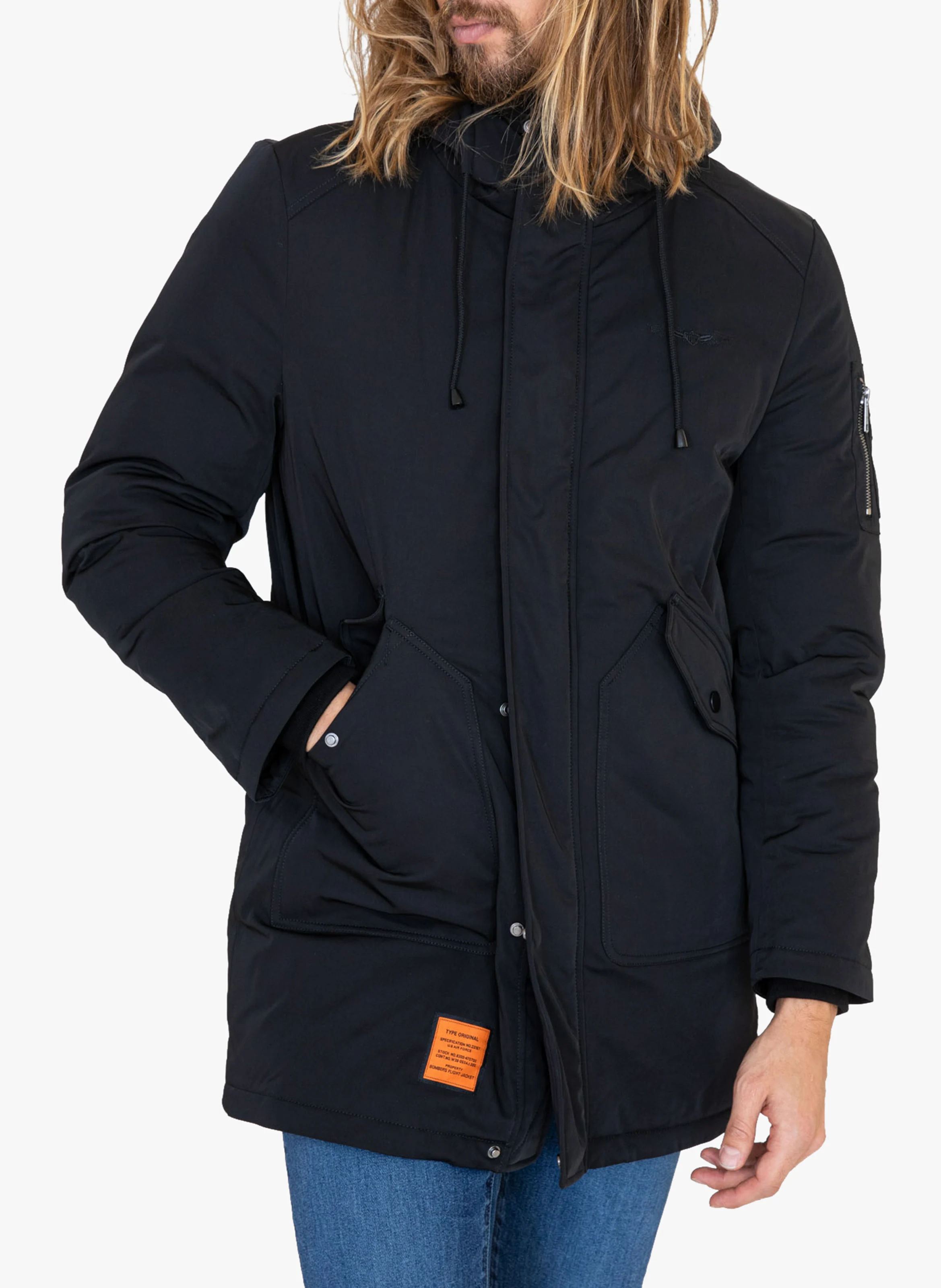 TELLURIDE - Parka longue à capuche | Noir