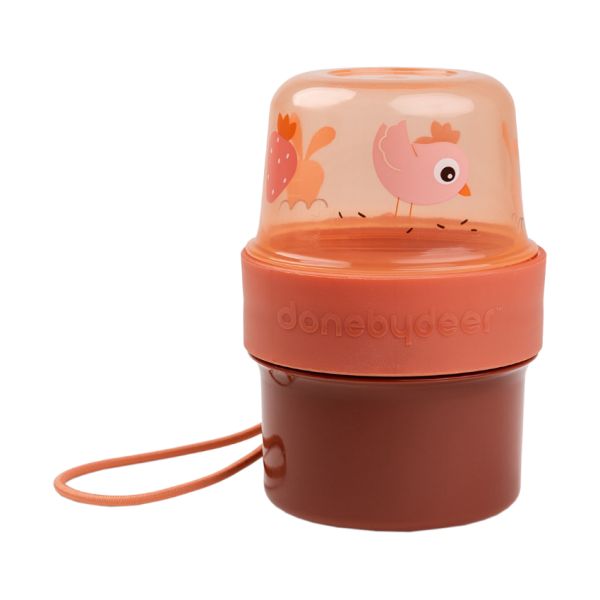 Done By Deer Birdee 2-Way Snackbox - Small - Sand