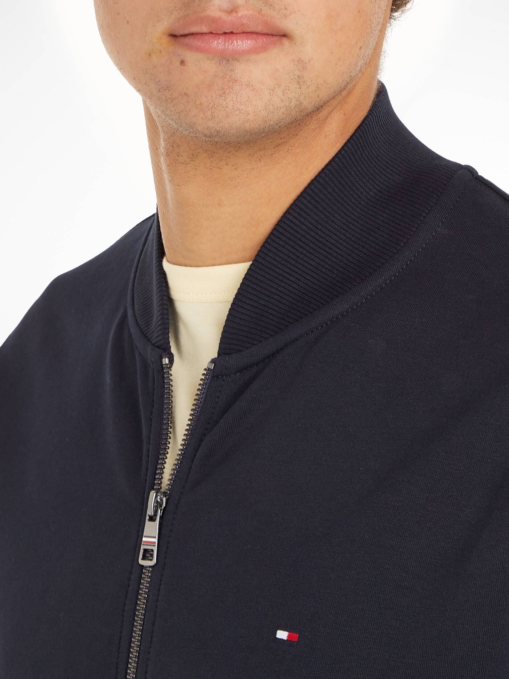 Tommy Hilfiger| Herren Sweatjacke 1985 BASEBALL COLLAR ZIP