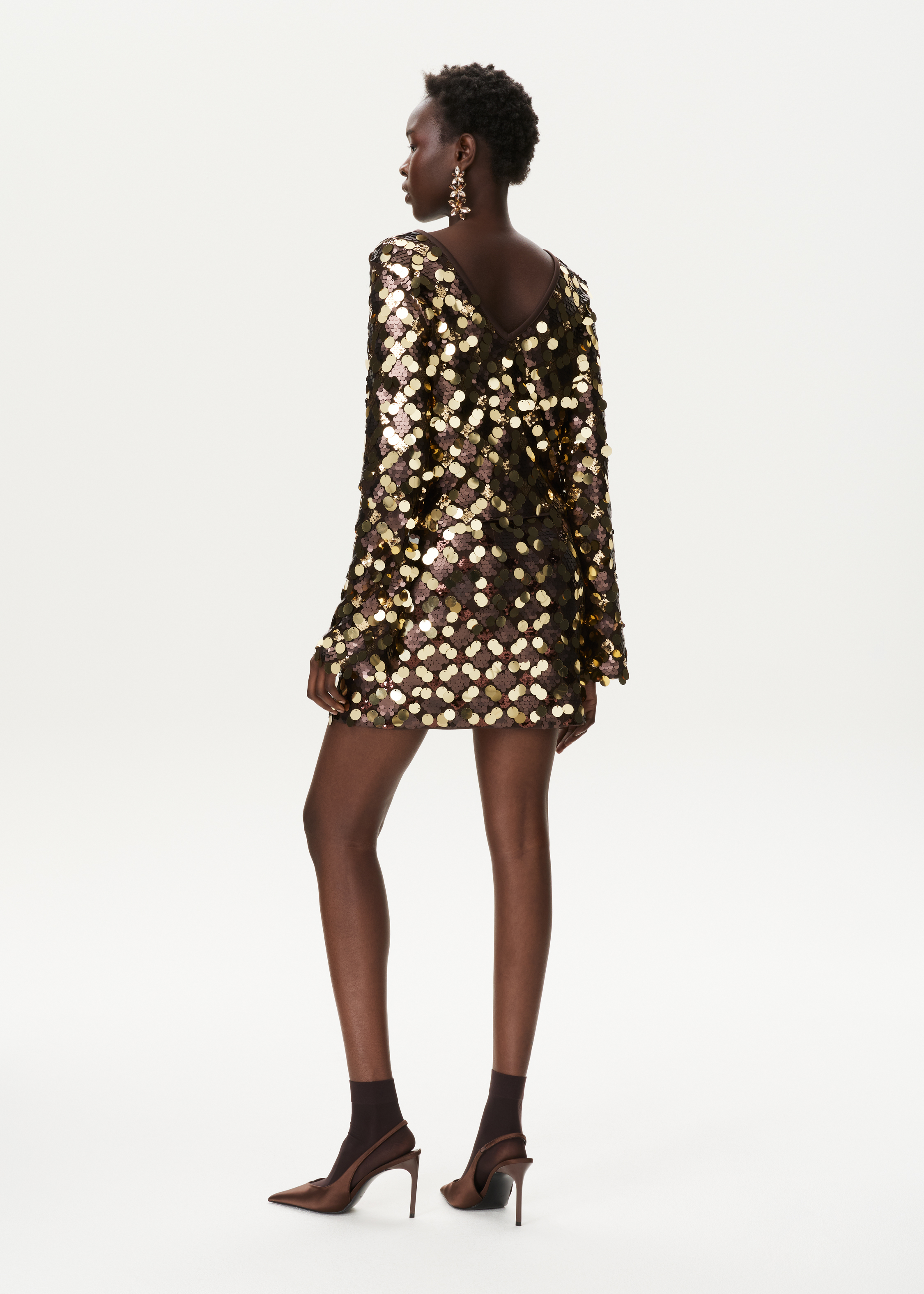 Irregular Sequins Top