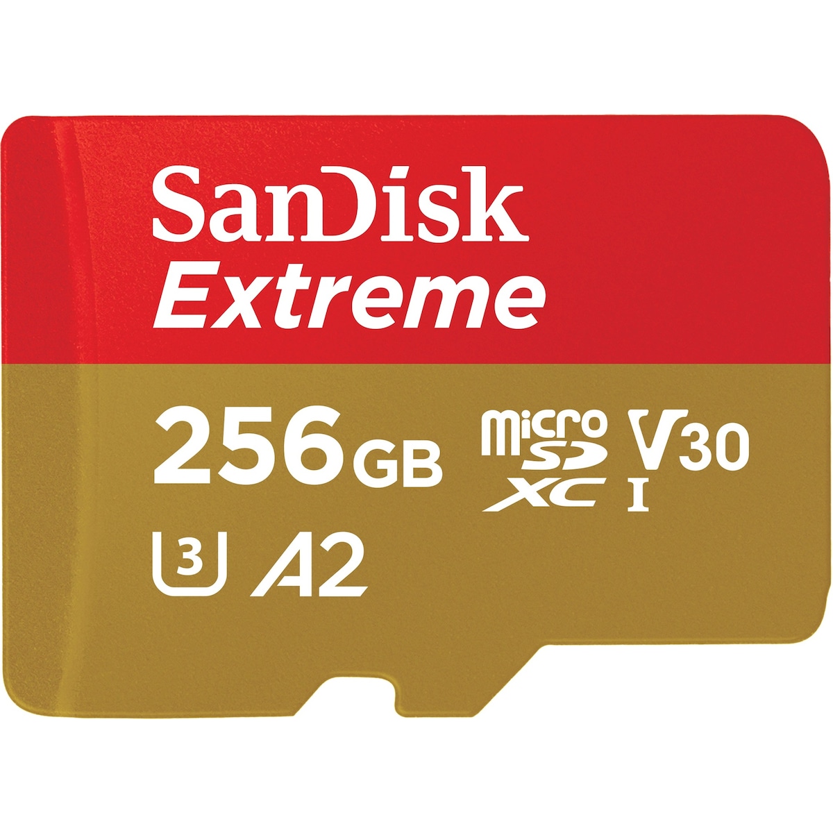 SanDisk Extreme 256GB microSDXC™ UHS-I-kort med adapter