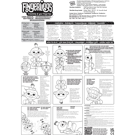 Fingerlings 2.0 basic enhjørning - Lulu