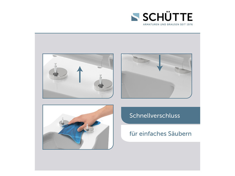 WC zitting duroplast FAMILY WHITE met soft-close-mechanisme en snelsluiting