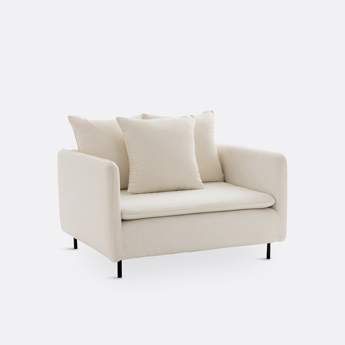 LA REDOUTE INTERIEURS<br>Poltrona XL em linho/viscose, Ivete