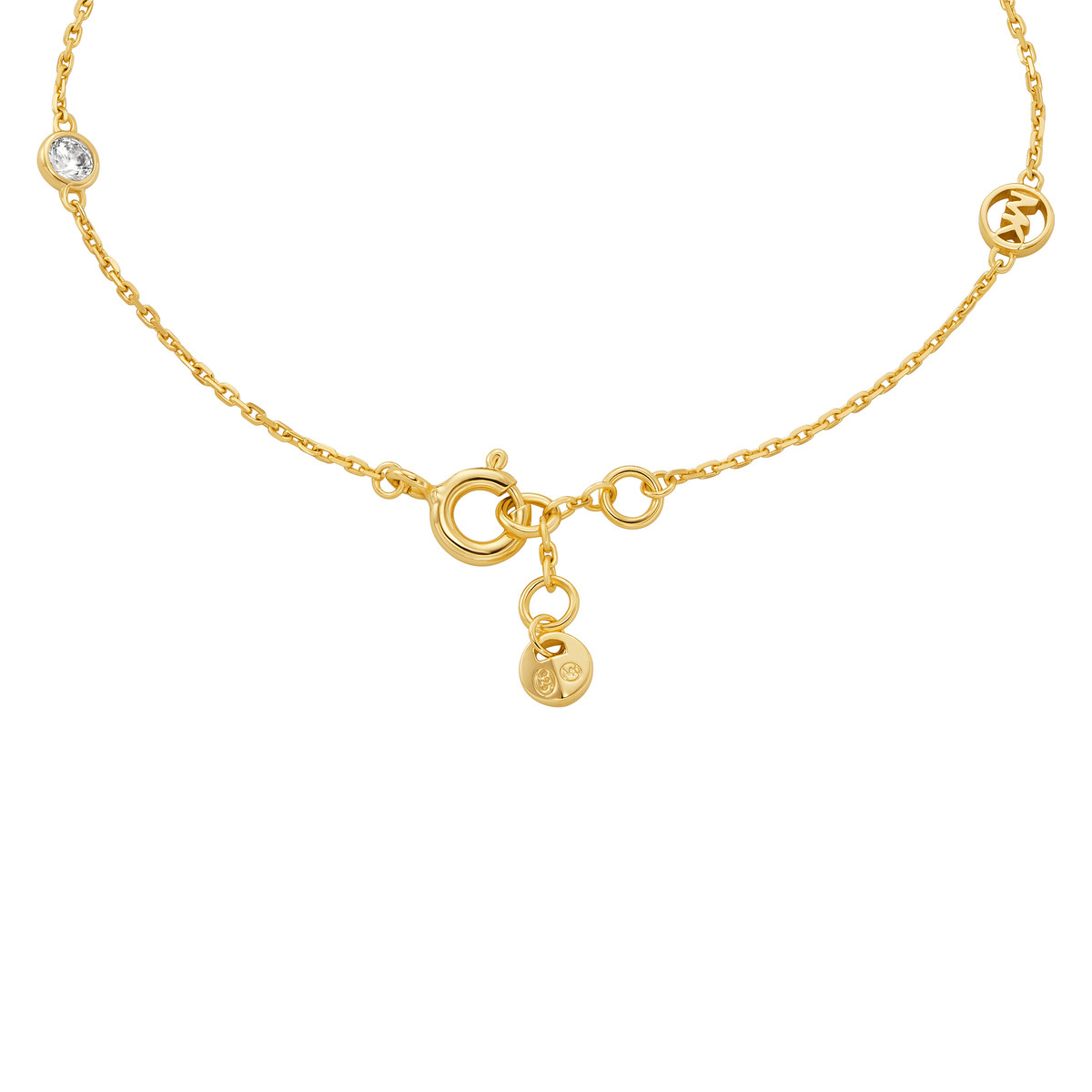 Bracelet MICHAEL KORS argent 925 doré zirconias 18 cm