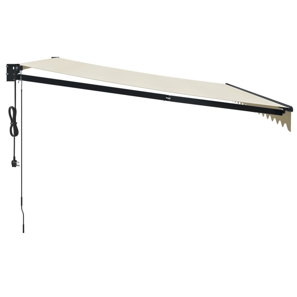 Auvent rétractable automatique crème 4x3 m