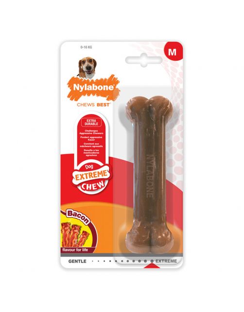 Nylabone Durable Bone Bacon Bacon - Hondenspeelgoed
