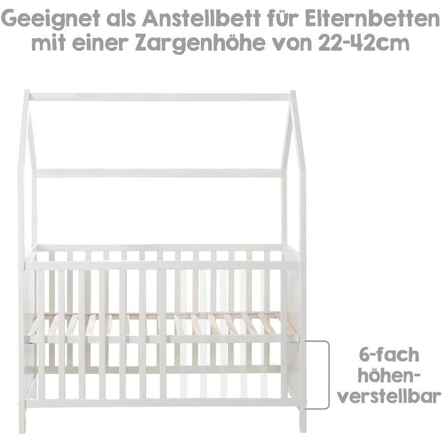 roba Hausbett 60 x 120 cm weiß