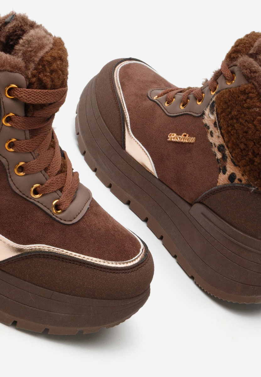 Baskets d'hiver pour femmes bruns Lisaia