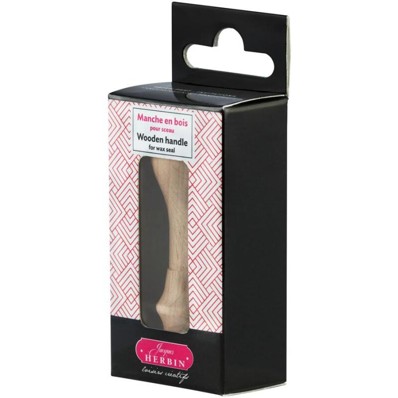 Manche en bois teinté sur broche