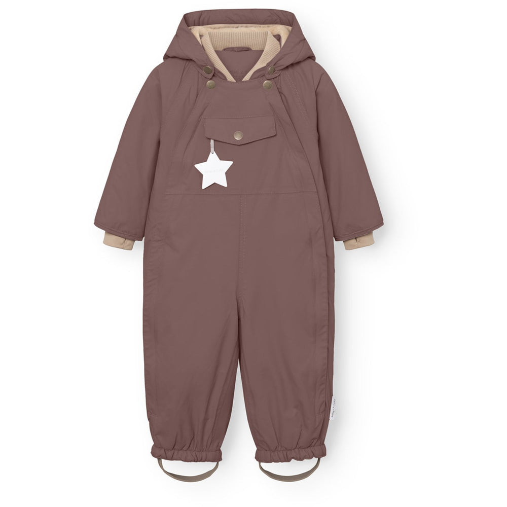 Køb Mini A ture Peppercorn Plum Matwisti Fleece Lined Snowsuit. GRS