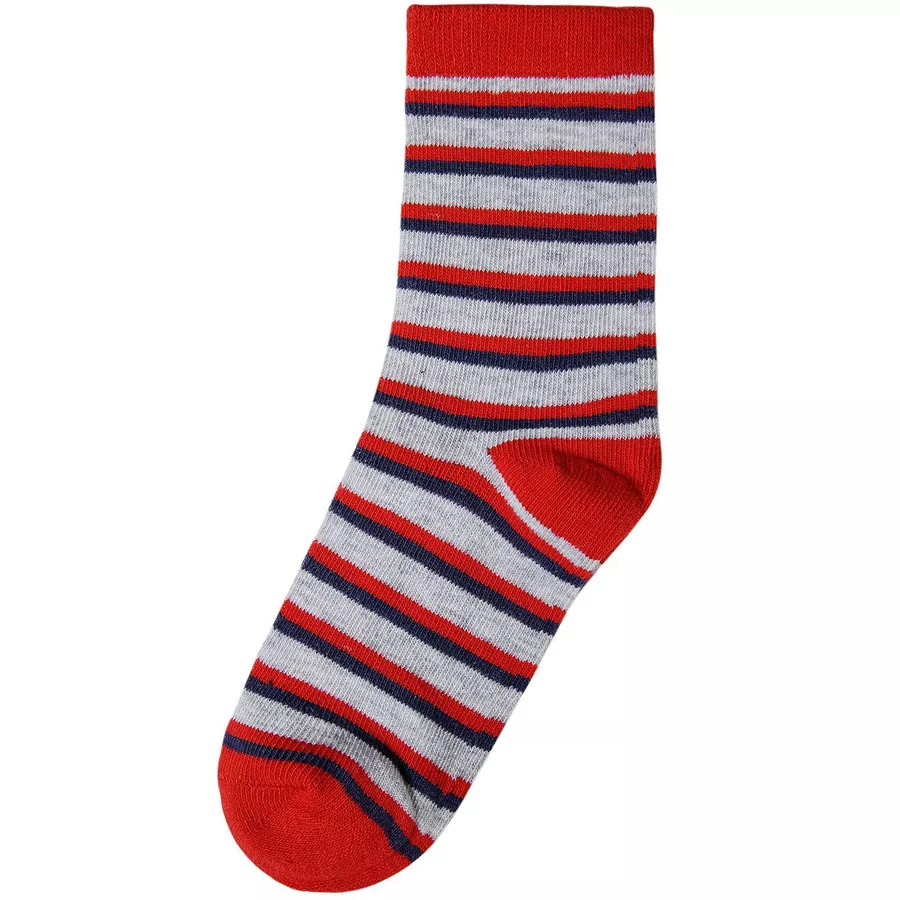 MINOTI 7er-Pack Socken BlauOrangeGrau