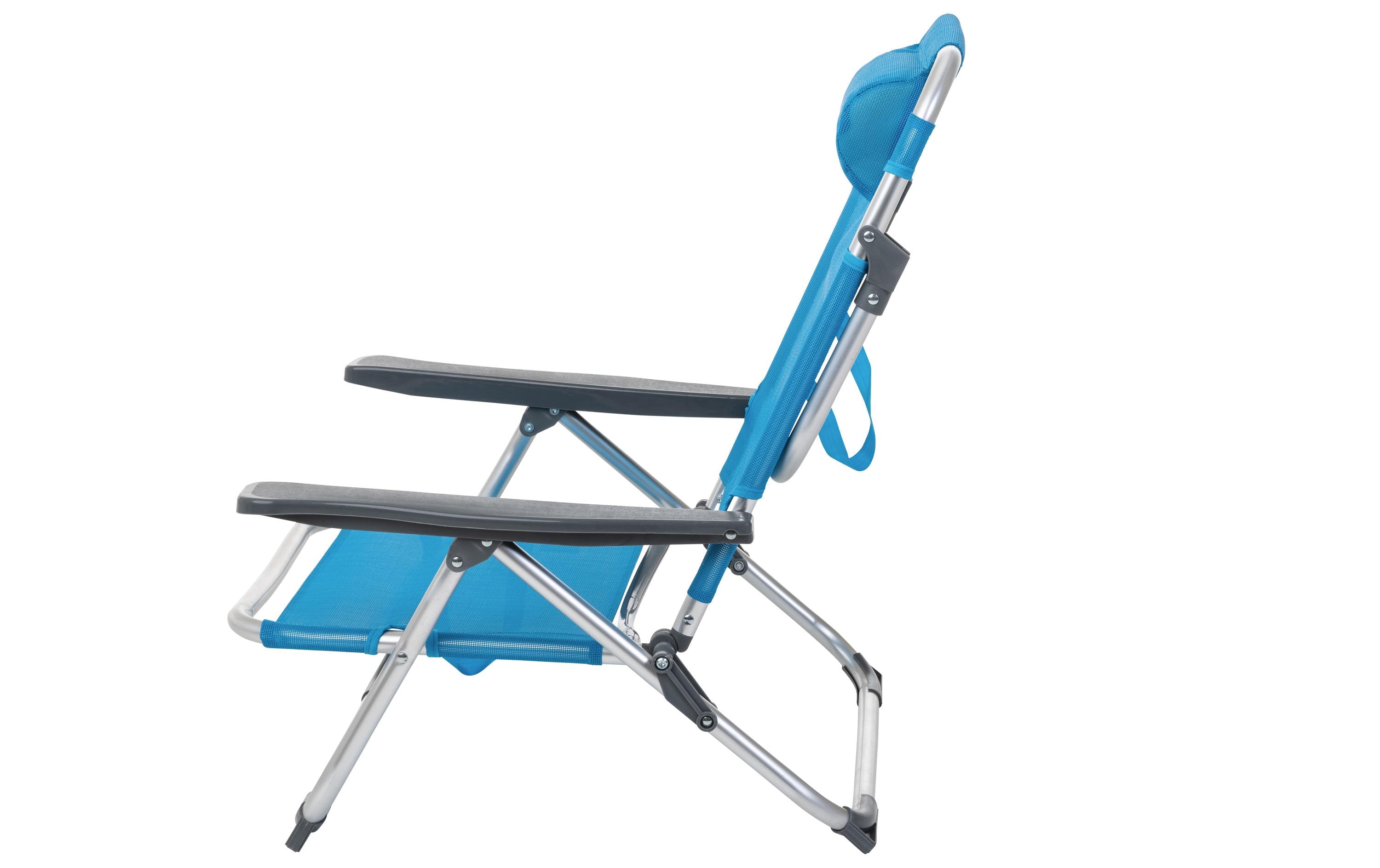 Strandstuhl Arieenzo, Blau, 2 StückGemütliche Campingstühle