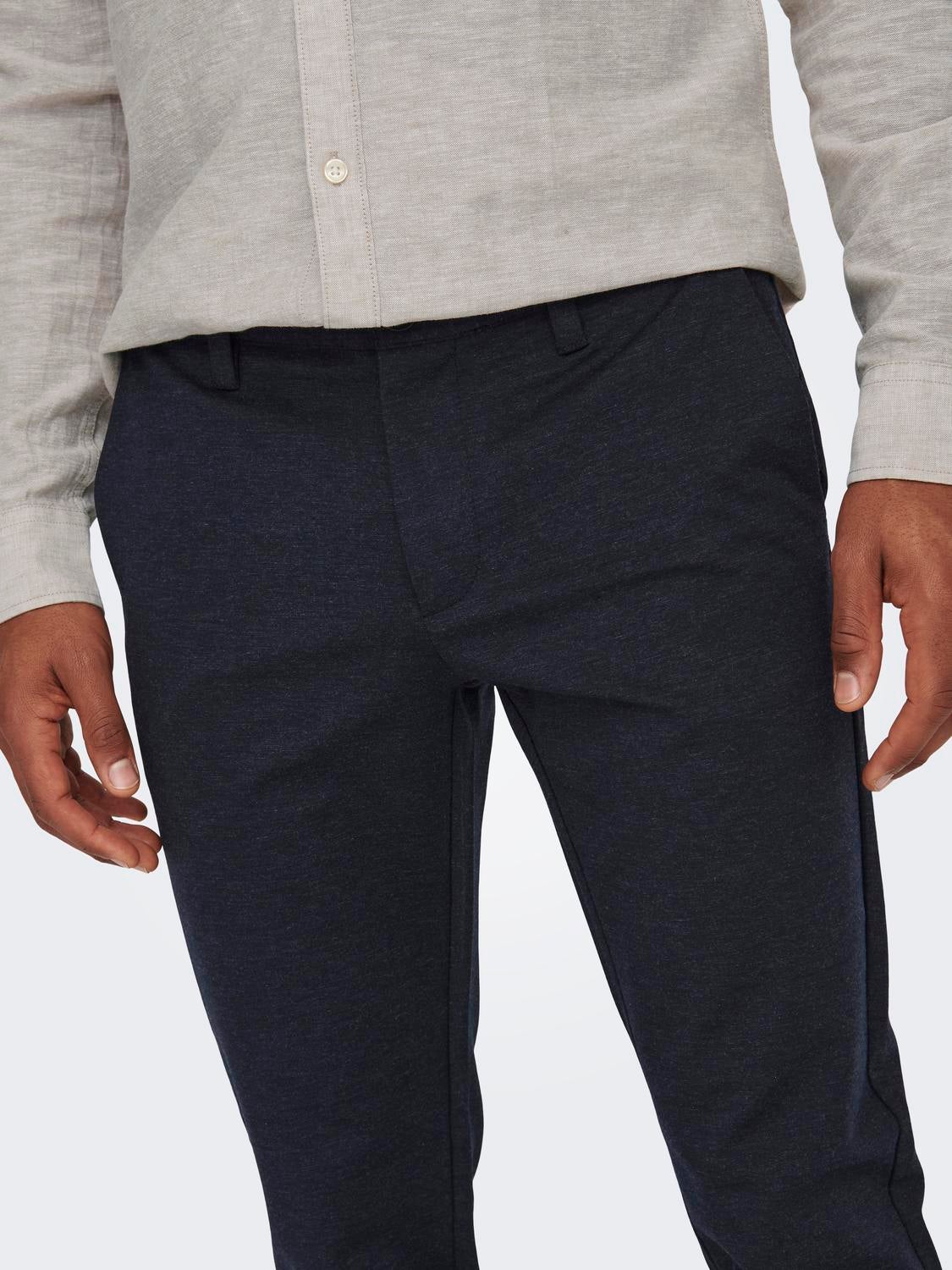 ONSMARK Verjüngter Slim Fit Chino Hose Dress Blues