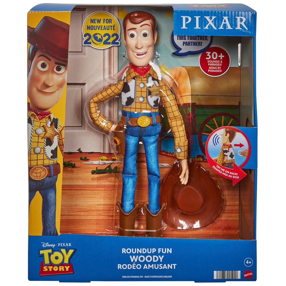 Pixar Toy Story Roundup: Lustige sprechende Woody-Puppe