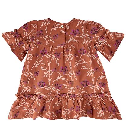 Noa Noa miniature Kleid - Brown m. Blumen