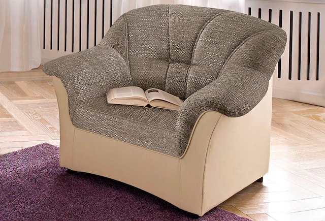 DOMO collection Sessel »Flores« wahlweise mit Federkern (nicht bei Microfaser PRIMABELLE®-Struktur),