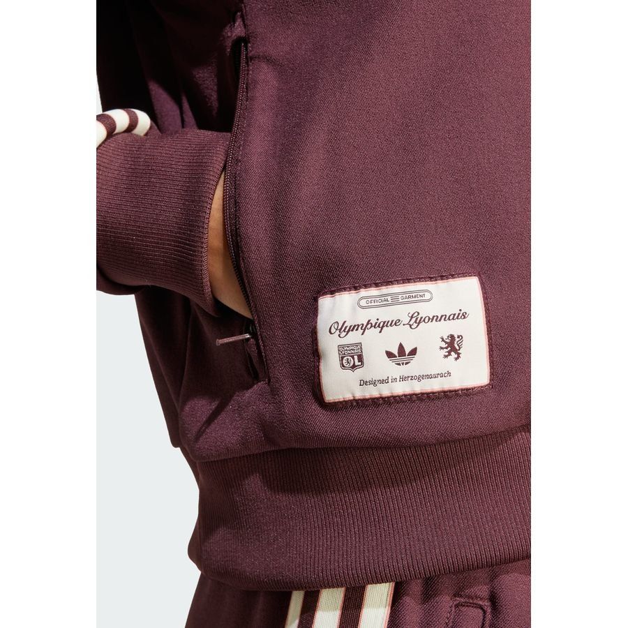 Adidas Original Veste de survêtement Olympique Lyonnais Terrace Icons