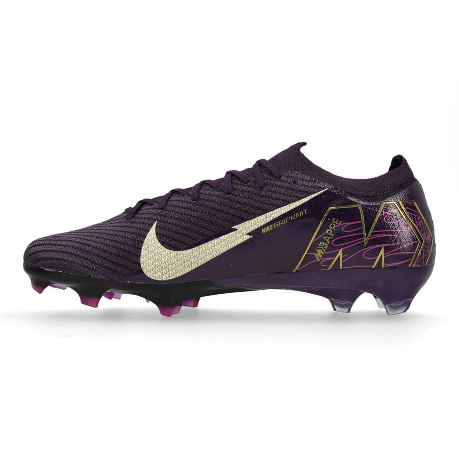 Nike Air Zoom Mercurial Vapor 16 Elite FG Mbappé Personal Edition - Violet/Blanc