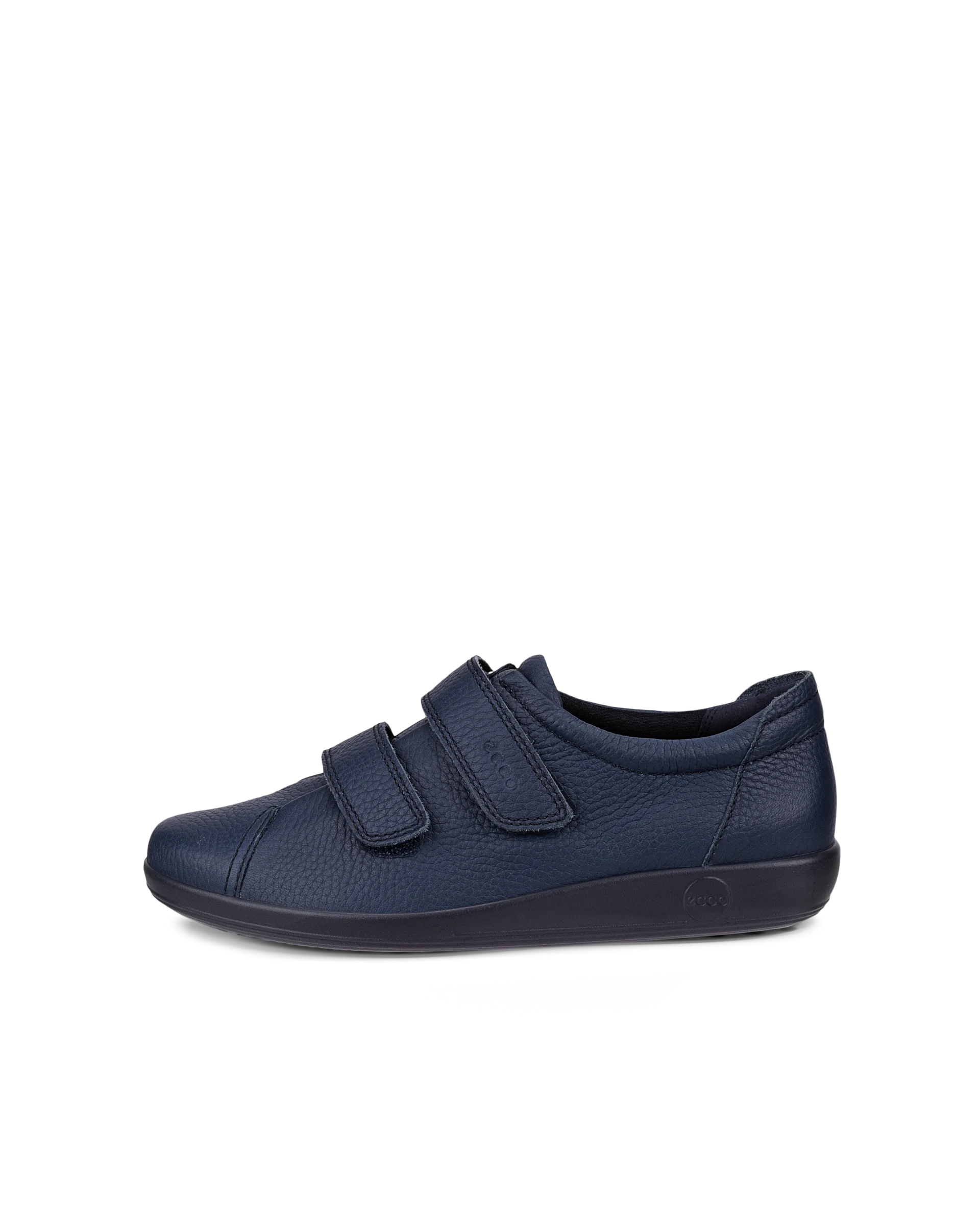 ECCO SOFT 2.0 Damen Ledersneaker Marineblau