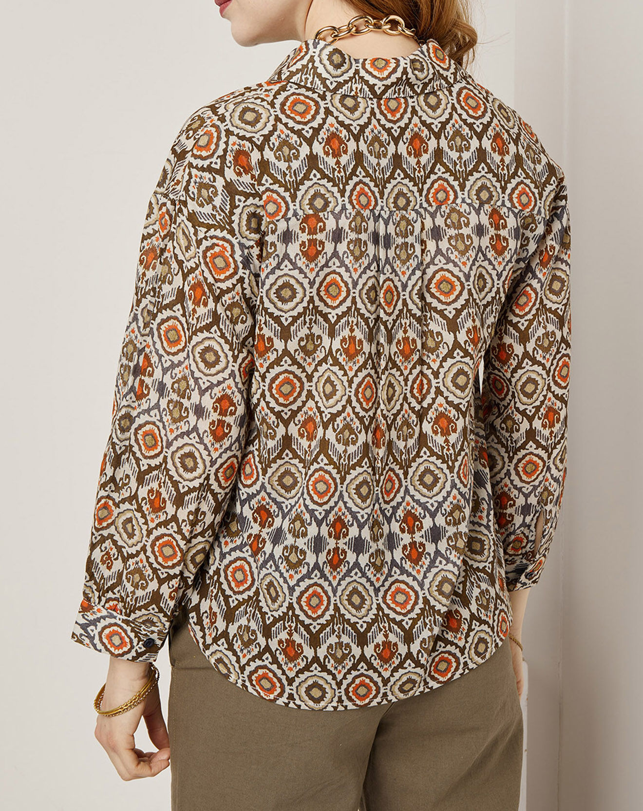 See u Soon Chemise Lisa imprimée marron/multicolore