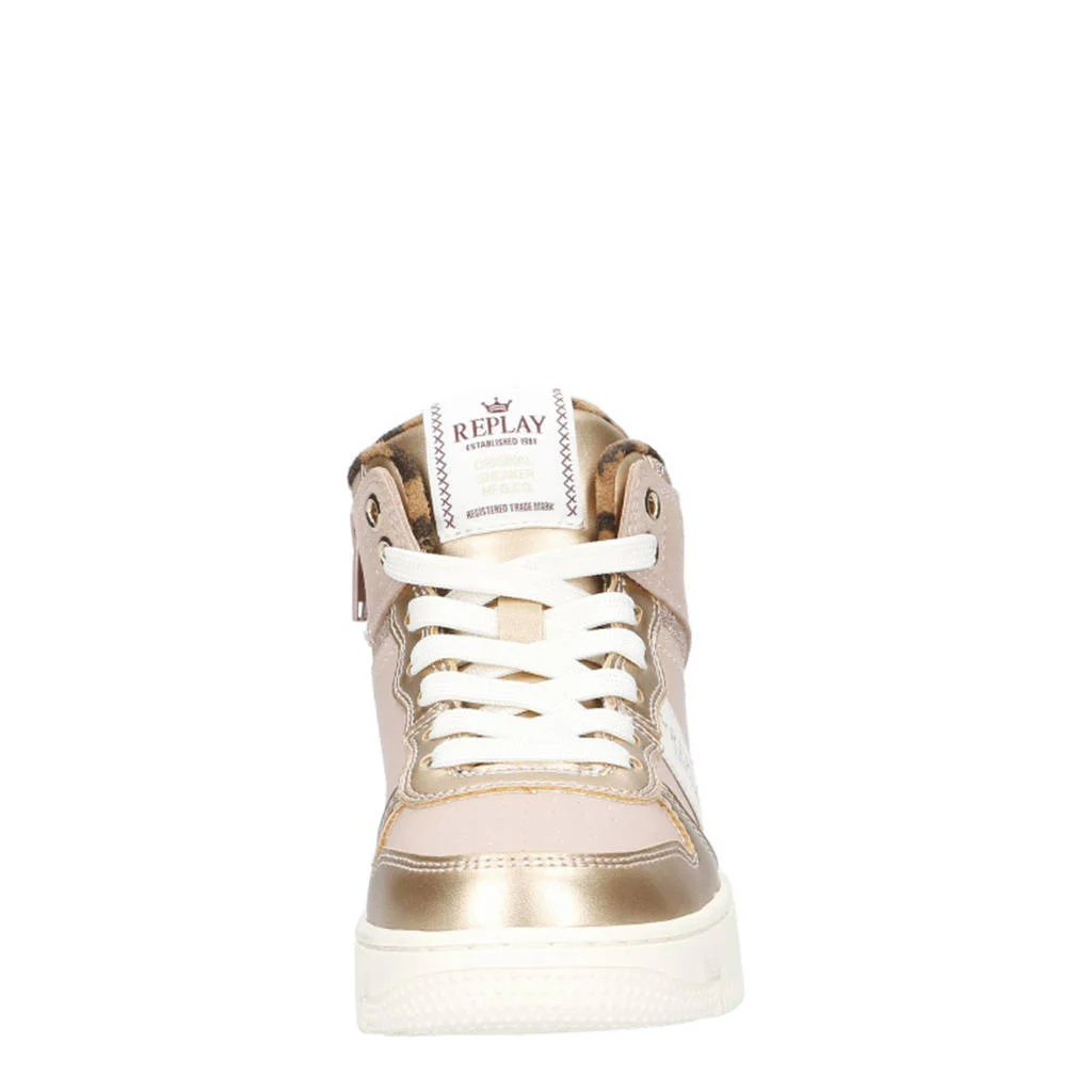 REPLAY Epic jrsneakers roze/goud