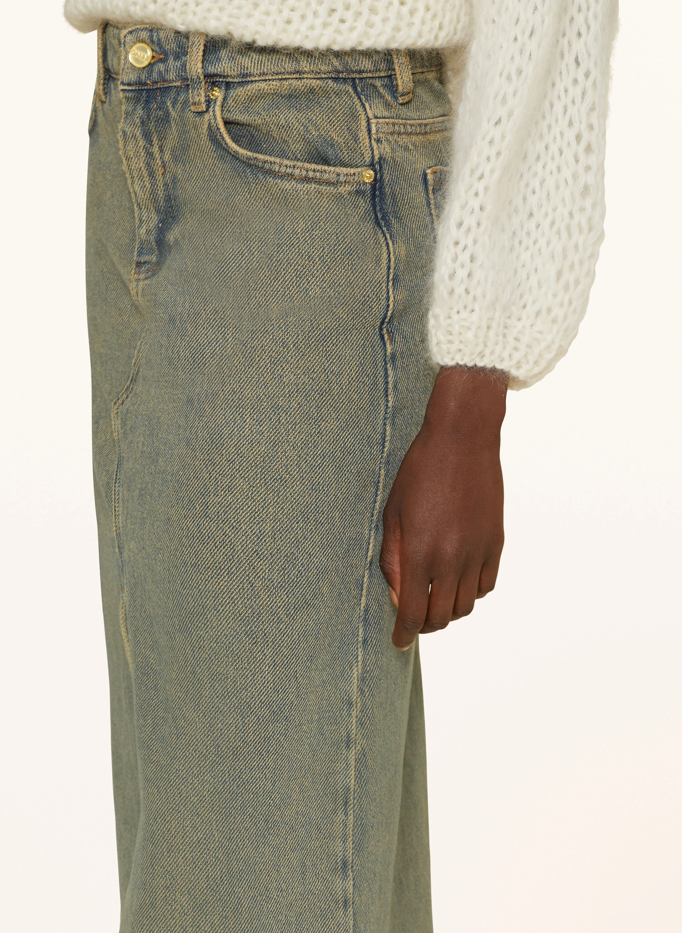 GANNI Jeansrock